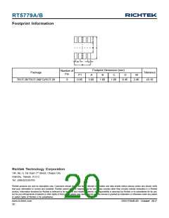 浏览型号RT5779A的Datasheet PDF文件第20页