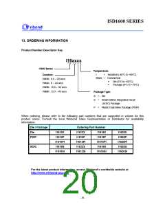 浏览型号I1616X的Datasheet PDF文件第20页