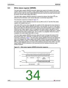 浏览型号M25PX64SOVME6TG的Datasheet PDF文件第34页