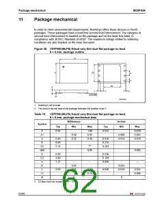 浏览型号M25PX64SOVME6TG的Datasheet PDF文件第62页