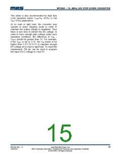 浏览型号MP2562DS-LF的Datasheet PDF文件第15页