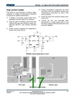 浏览型号MP2562DS-LF的Datasheet PDF文件第17页