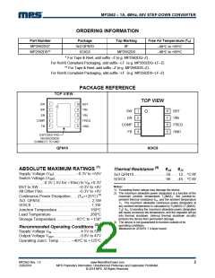 浏览型号MP2562DS-LF的Datasheet PDF文件第2页