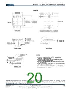 浏览型号MP2562DS-LF的Datasheet PDF文件第20页