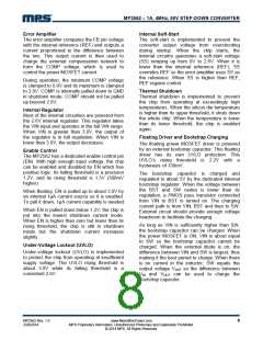 浏览型号MP2562DS-LF的Datasheet PDF文件第8页