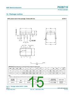 浏览型号P82B715TD,118的Datasheet PDF文件第15页