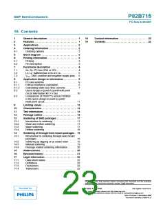 浏览型号P82B715TD,118的Datasheet PDF文件第23页