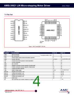 浏览型号AMIS-30621-UGA的Datasheet PDF文件第4页
