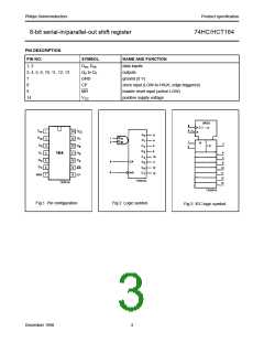 浏览型号74HC164NB的Datasheet PDF文件第3页