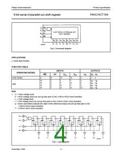 浏览型号74HC164NB的Datasheet PDF文件第4页