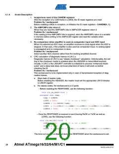 浏览型号ATMEGA16M1-15MZ的Datasheet PDF文件第20页