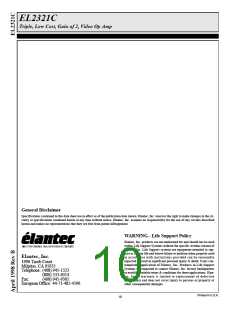 浏览型号EL2321CN的Datasheet PDF文件第10页