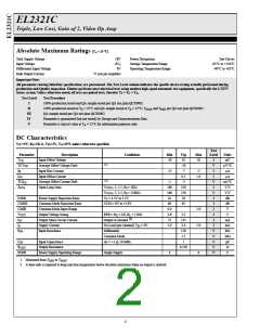 浏览型号EL2321CN的Datasheet PDF文件第2页