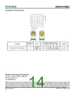 浏览型号RT6158A的Datasheet PDF文件第14页