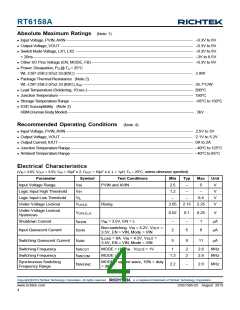 浏览型号RT6158A的Datasheet PDF文件第4页