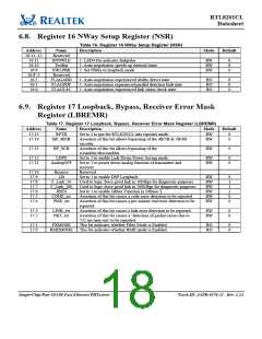 浏览型号RTL8201CL-VD-LF的Datasheet PDF文件第18页