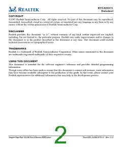 浏览型号RTL8201CL-VD的Datasheet PDF文件第2页