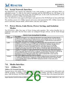 浏览型号RTL8201CL-VD-LF的Datasheet PDF文件第26页