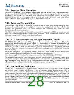 浏览型号RTL8201CL-VD的Datasheet PDF文件第28页
