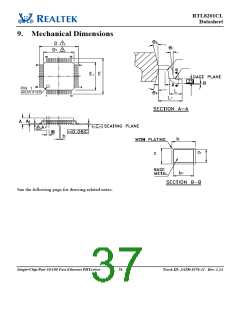 浏览型号RTL8201CL-VD-LF的Datasheet PDF文件第37页