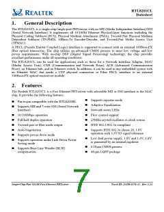 浏览型号RTL8201CL-VD的Datasheet PDF文件第7页