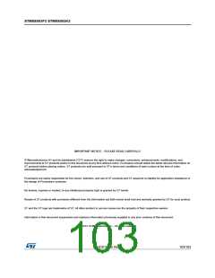 浏览型号STM8S003F3P6C的Datasheet PDF文件第103页
