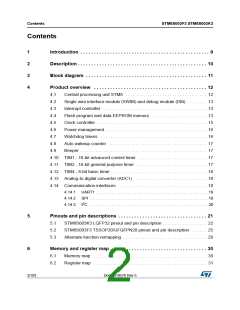 浏览型号STM8S003F3P6C的Datasheet PDF文件第2页