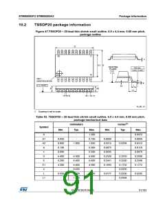 浏览型号STM8S003F3P6C的Datasheet PDF文件第91页