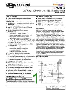 浏览型号LE58083ABGC的Datasheet PDF文件第1页