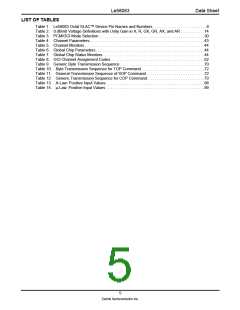 浏览型号LE58083ABGC的Datasheet PDF文件第5页