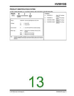 浏览型号HV9910BLG-G的Datasheet PDF文件第13页