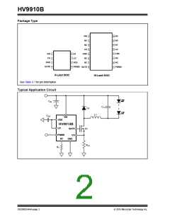 浏览型号HV9910BLG-G的Datasheet PDF文件第2页