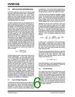 浏览型号HV9910BLG-G的Datasheet PDF文件第6页