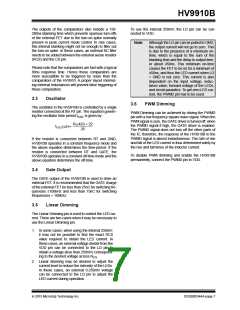 浏览型号HV9910BLG-G的Datasheet PDF文件第7页