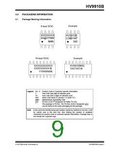 浏览型号HV9910BLG-G的Datasheet PDF文件第9页