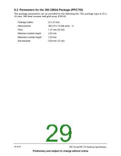 浏览型号IBM25EMPPC740GBUB2660的Datasheet PDF文件第29页
