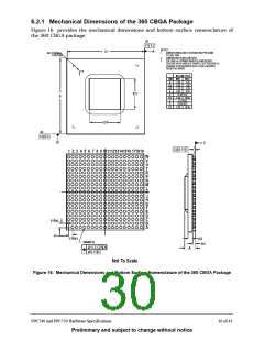 浏览型号IBM25EMPPC740GBUB2330的Datasheet PDF文件第30页