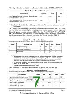 浏览型号IBM25EMPPC740GBUB2660的Datasheet PDF文件第7页