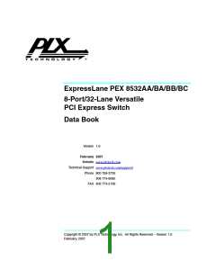 浏览型号PEX8532-BB25BI的Datasheet PDF文件第1页