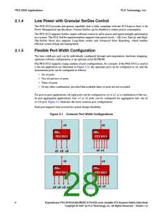 浏览型号PEX8532-BB25BI的Datasheet PDF文件第28页