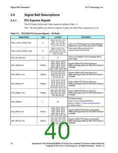 浏览型号PEX8532-BB25BI的Datasheet PDF文件第40页