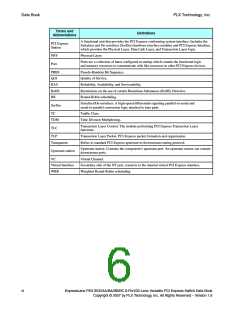 浏览型号PEX8532-BB25BI的Datasheet PDF文件第6页