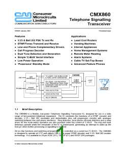 浏览型号CMX860D6的Datasheet PDF文件第1页