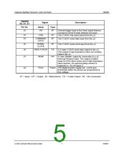 浏览型号CMX860D6的Datasheet PDF文件第5页