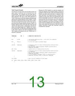 浏览型号HT45R37-A(28SSOP-A)的Datasheet PDF文件第13页