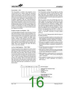 浏览型号HT45R37-A(28SSOP-A)的Datasheet PDF文件第16页