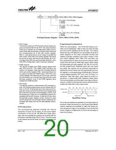 浏览型号HT45R37-A(28SSOP-A)的Datasheet PDF文件第20页