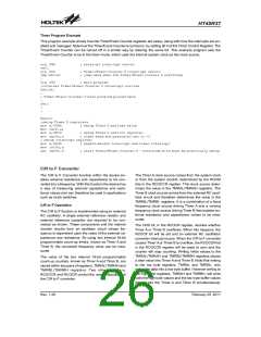 浏览型号HT45R37-A(28SSOP-A)的Datasheet PDF文件第26页