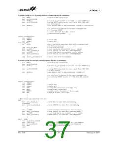 浏览型号HT45R37-A(28SSOP-A)的Datasheet PDF文件第37页