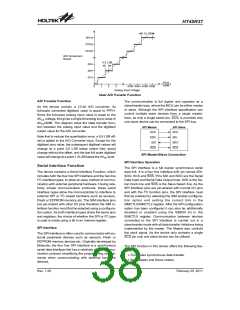 浏览型号HT45R37-A(28SSOP-A)的Datasheet PDF文件第38页